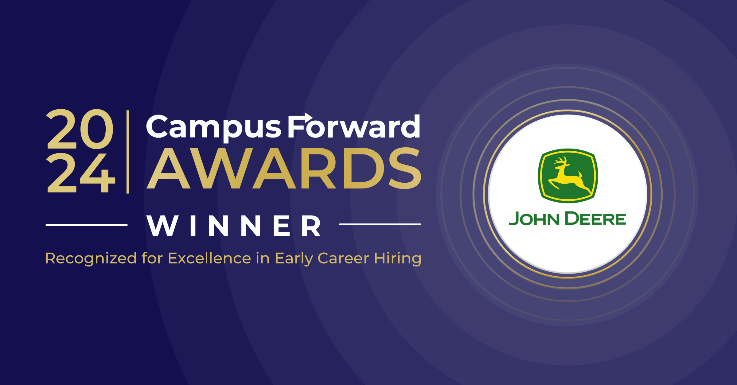 John Deere 2024 Campus Forward Award Winner